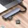 HOCO HB22 Universal MicroSD auf SD Speicherkarte Adapter Schwarz Bild 1