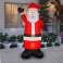 Gemmy Airfown nafukovací Santa OPP | 7 stôp vianočná dekorácia na dvor s LED svetlami fotka 1