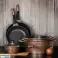 Royalty Line® ES1014 Batterie de cuisine à induction - Batteries de cuisine 17 pièces - Avec poignées amovibles - Sans four - Casseroles pour toutes les sources de chaleur photo 1