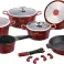 Royalty Line® ES1014 Batterie de cuisine à induction - Batteries de cuisine 17 pièces - Avec poignées amovibles - Sans four - Casseroles pour toutes les sources de chaleur photo 5