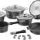 Royalty Line® ES1014 Batterie de cuisine à induction - Batteries de cuisine 17 pièces - Avec poignées amovibles - Sans four - Casseroles pour toutes les sources de chaleur photo 6