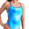 Fato de banho feminino de peça única para o fato de treino de piscina Arena D38 010023/707 foto 2