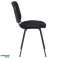 Sedia visitatore nera Dimensioni: Lunghezza: 45 cm Larghezza: 53 cm Altezza: 82 cm foto 2
