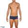 ARENA BADEMODE FÜR JUNGEN ONE BIGLOGO SHORT MIT NIEDRIGEM BUND MARINEBLAU NEONROT 001703/791 128 8 9 Bild 3