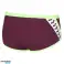 ARENA PLAVKY M TEAM STRIPE NÍZKÝ PAS KRÁTKÉ RED WINE LESKLÁ ZELENÁ 001280/436 D1 65 fotka 1