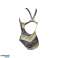 ARENA BADEMODE DAMEN ROSKILDE SWIM PRO BACK EINTEILER SCHWARZ SOFT GREEN 2A339/56 D36 Bild 1