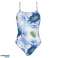 ARENA BADEMODE DAMEN UPSIDE DOWN CHALLENGE BACK EINTEILER WEISS MULTI 001682/101 D32 Bild 1