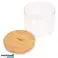 Brabantia Pure Food bocaux de conservation en verre avec couvercle en bambou 350ML photo 4