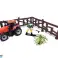 Juguetes para niños - Tractor de la serie Farm con valla y figura de granjero fotografía 2