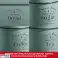 Herzberg HG-04425: Caixa de pão vintage de 4 peças e conjunto de latas - Sage Green - fornecimento por atacado (pedido mínimo: 16 unidades) foto 5