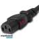 Zonit Z-Lock Double Lock Power Extension Cable C13-C14 2m. image 1