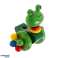 Poussoir sur bâton grenouille marchante en bois photo 4