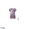 Dames T-shirt Bloemenmotief Blouse Top Shirt met korte mouwen Ronde hals Damesmode Maten Mix foto 1