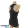Damskie koszulki bez rękawów BODYSMART wykonane z mieszanki bawełny Lycra Soft &amp; Wygodny! zdjęcie 3