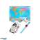 Carte du monde à gratter Décoration murale Carte à gratter Idées cadeaux Décoration Décoration 65x45cm photo 1