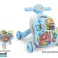 Pädagogischer multifunktionaler Rollator 3in1 Pink und Blau Bild 1