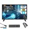 Manta 24LHN124D TV; Sistema de sonido LED HD RS DD+ DVB-T2/HEVC fotografía 3