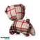 Miffy &amp;; Friends beige Snuffie ο σκύλος καρό ταριχευμένα ζωάκια 21cm εικόνα 4
