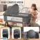 Children's cradle with folding side mattress mosquito net in 3 shades image 6