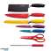 Royalty Line 8 pièces RainbowCeramic Knife Set avec support rotatif photo 1