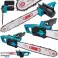 OD 3750W ELEKTRISCHE ZAAG HOUTZAAG 40CM STERKE GELEIDEKETTING ONDRAGON foto 2
