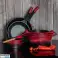 Royalty Line RL ES1014M: Set di Pentole Rivestite in Marmo da 17 Pezzi Rosso/Nero foto 3