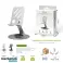 Mulin 360 rotatif pliable téléphone portable de bureau support, accessoires de bureau pour smartphone et iPhone photo 2