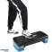 STEPPER STEP FOR AEROBIC FITNESS TRENING ANTI-SKLI JUSTERING 2 trinn STEP-1 bilde 1