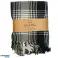 Take a plaid 100% recycled cotton, various motifs and colors in foil with cardboard seal 130 x 180 cm image 3