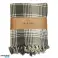 Take a plaid 100% recycled cotton, various motifs and colors in foil with cardboard seal 130 x 180 cm image 2