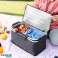 PICKNICKMAND OPVOUWBARE THERMISCHE TOERISTISCHE BOODSCHAPPENMAND ISOLEREND foto 2