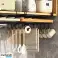 HALTER HÄNGENDES REGAL FÜR SCHNEIDEBRETT HANDTÜCHER TASSEN ORGANIZER Bild 1