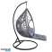 Hangstoel Cocoon Swing met Kussens en Voetensteun KR31 TUIN KOKOS SCHOMMELSTOEL MET KUSSENS foto 4