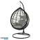 Sedia Sospesa Cocoon Swing con Cuscini KR30 SEDIA A DONDOLO DA GIARDINO IN COCCO CON CUSCINI foto 2