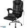 BOSS Svingbar Kontorstol med Fotstøtte - Brun Eco Leather KO22BR bilde 3