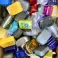 940 pièces porte-savons, boîtes à savon, en plastique, colorés et transparent, stock restant en gros photo 1