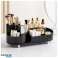 Pinsel und Kosmetik-Organizer, gerippt drehbar schwarz 34,5x14,7x14,3 cm CB56CZ Bild 2
