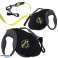 Flexi Giant L Leash – Ruban automatique de 8 m pour les grands chiens jusqu’à 50 kg, noir et jaune photo 1