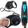 Flexi Black Design M Leash – Ruban automatique de 5m pour chiens jusqu’à 25 kg, Bleu photo 4
