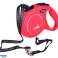 Flexi New Classic M leash – Corde automatique de 8 m pour chiens jusqu’à 20 kg, rouge photo 3