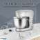 Royalty Line RL PKM1600SIL: 1600W 6 Speed Stainless Steel Stand Mixer 6L   Silver image 2