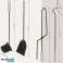 Metal fireplace set BORNHOLM - 5 pieces image 2