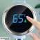 Varmt- og kaldtvannsglass med LED-temperaturdisplay Svart bilde 4