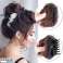 Synthetisch haar bun HairNew (donkerblond) ~ mnbun | Synthetisch haarstukje | Clip-on haar Bun | Eenvoudig accessoire voor haarstyling foto 1