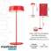 Lampada da tavolo touch a led Lampada da tavolo senza fili per esterni ricaricabile, lampada moderna dimmerabile portatile e continua impermeabile per ristorante / camera da letto / esterno rosso foto 1