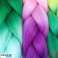 Set d’extension de cheveux synthétiques Braid It Up ! #1- Kitke | Tressage d’extensions de cheveux | Morceaux de cheveux colorés | Ombre Cheveux Synthétiques photo 6