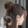Synthetisch haar bun HairNew (donkerblond) ~ mnbun | Synthetisch haarstukje | Clip-on haar Bun | Eenvoudig accessoire voor haarstyling foto 4