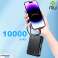 MULIM Power Bank USB-C 10.000mAh, 30W, Schwarz, Flugsicher mit LED-Bildschirm Bild 1