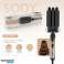 3 Barrel Professional Hair Curler Haarglätter Wellenstab Lockenstab Maximale Temperatur 230°C Haarcrimper Keramikzylinder 360° Schwenkschnur Bild 1