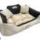 Corralito cama para perros KINGDOG 75x65 cm Personalizado Impermeable Beige fotografía 5